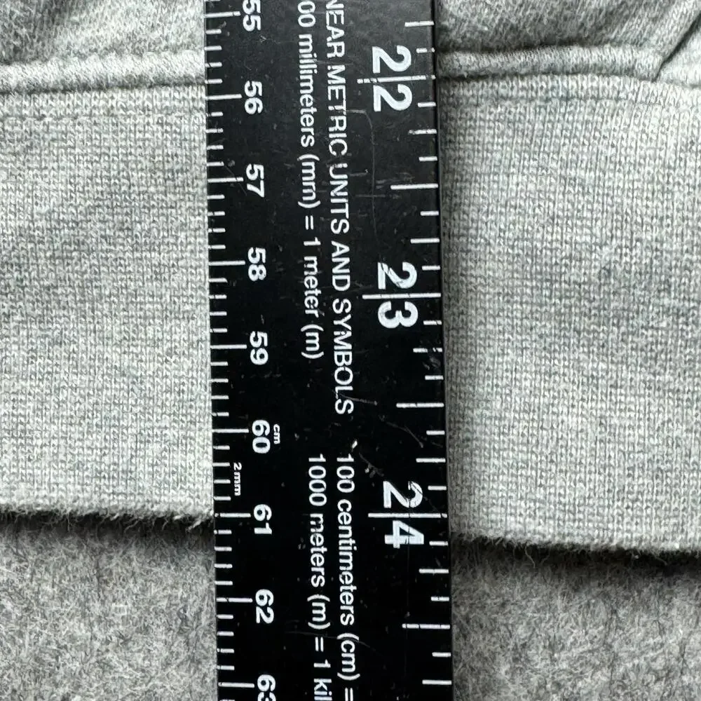 Nike Hoodie Womens Small Gray Fleece Pullover Kiss Lips Graphic Valentine Love